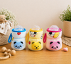 THE LITTLE LOOKERS Soft Plush Stretchable Baby Feeding Bottle Cover with Easy to Hold Strap | Cute Animated Overall Print Pack of 2, Multicolor