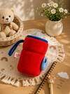 THE LITTLE LOOKERS Bottle Cover for Philips Avent/Wide Neck Feeders Soft Plush Stretchable Baby Feeding Bottle Cover with Easy to Hold Strap (Multicolor, Wide Neck 125ml/4OZ)