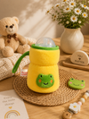 THE LITTLE LOOKERS Bottle Cover for Philips Avent/Wide Neck Feeders Soft Plush Stretchable Baby Feeding Bottle Cover with Easy to Hold Strap (Multicolor, Wide Neck 125ml/4OZ)
