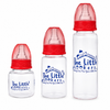 The Little Lookers Anti-Colic Glass Feeding Bottle with Silicone Sleeve | High Borosilicate Glass | BPA Free | Ultra Soft Flow Control Nipple | Leak-Proof Cap | Microwave & Dishwasher Safe | 0+ Months ( Pack of 2)