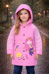 THE LITTLE LOOKERS Raincoat for Kids | Rain Coat for Boys & Girls | EVA | School Bag Coverage | Waterproof RainCoat with Hood | for Camping | Full Sleeves