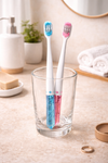THE LITTLE LOOKERS Kids Toothbrush | Soft Bristles for Gentle Clean | Glitter Toothbrush | Easy To Hold Handle | Manual Toothbrushes for Babies/Kids/Toddlers