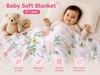 THE LITTLE LOOKERS Baby Blanket – Soft & Breathable Baby Wrapper for Newborns and Infants