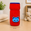 THE LITTLE LOOKERS Bottle Cover for Philips Avent/Wide Neck Feeders Soft Plush Stretchable Baby Feeding Bottle Cover with Easy to Hold Strap (Multicolor, Wide Neck 240-330ml/8-11OZ)