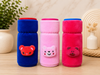 THE LITTLE LOOKERS Bottle Cover for Philips Avent/Wide Neck Feeders Soft Plush Stretchable Baby Feeding Bottle Cover with Easy to Hold Strap (Multicolor, Wide Neck 240-330ml/8-11OZ)
