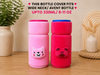 THE LITTLE LOOKERS Bottle Cover for Philips Avent/Wide Neck Feeders Soft Plush Stretchable Baby Feeding Bottle Cover with Easy to Hold Strap (Multicolor, Wide Neck 240-330ml/8-11OZ)