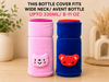 THE LITTLE LOOKERS Bottle Cover for Philips Avent/Wide Neck Feeders Soft Plush Stretchable Baby Feeding Bottle Cover with Easy to Hold Strap (Multicolor, Wide Neck 240-330ml/8-11OZ)