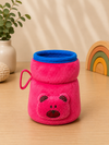 THE LITTLE LOOKERS Bottle Cover for Philips Avent/Wide Neck Feeders Soft Plush Stretchable Baby Feeding Bottle Cover with Easy to Hold Strap (Multicolor, Wide Neck 125ml/4OZ)