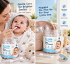 THE LITTLE LOOKERS Baby Oral Cleaner with Soft Gauze Tip | Gentle Mouth Cleaner with Long Handle | Individually Packed