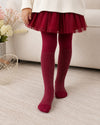 THE LITTLE LOOKERS Baby Girls Glitter Stockings | Soft Stretch Footed Cotton Blend Tights | Breathable, Machine Washable Leggings