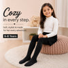 THE LITTLE LOOKERS Baby Girls Glitter Stockings | Soft Stretch Footed Cotton Blend Tights | Breathable, Machine Washable Leggings