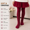 THE LITTLE LOOKERS Baby Girls Glitter Stockings | Soft Stretch Footed Cotton Blend Tights | Breathable, Machine Washable Leggings