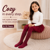 THE LITTLE LOOKERS Baby Girls Glitter Stockings | Soft Stretch Footed Cotton Blend Tights | Breathable, Machine Washable Leggings
