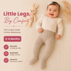 THE LITTLE LOOKERS Baby Girls Glitter Stockings | Soft Stretch Footed Cotton Blend Tights | Breathable, Machine Washable Leggings