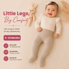 THE LITTLE LOOKERS Baby Girls Glitter Stockings | Soft Stretch Footed Cotton Blend Tights | Breathable, Machine Washable Leggings