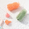 THE LITTLE LOOKERS Silicone Bottle Brush Set with Stand, 360° Rotating Silicone Bottle Cleaning Brush Cleaner Set, Long Handle 4 in 1 Multipurpose Silicone Baby Bottle Straw Cleaner Brush