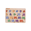 TOYPENTER Wooden Learning Educational Board for Kids, Puzzle Toys for 2 Years Old Boys & Girls - Combo Pack (Alphabets & Numbers) (ABC & 123)
