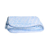 THE LITTLE LOOKERS Zipper Baby Blanket - Soft and Breathable Baby Wrapper, Swaddle for New Born Baby/Infants - Blue