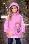 THE LITTLE LOOKERS Raincoat for Kids | Rain Coat for Boys & Girls | EVA | School Bag Coverage | Waterproof RainCoat with Hood | for Camping | Full Sleeves