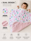 THE LITTLE LOOKERS Baby Blanket – Soft & Breathable Baby Wrapper for Newborns and Infants