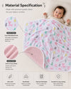THE LITTLE LOOKERS Baby Blanket – Soft & Breathable Baby Wrapper for Newborns and Infants
