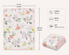 THE LITTLE LOOKERS Baby Blanket – Soft & Breathable Baby Wrapper for Newborns and Infants