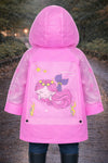 THE LITTLE LOOKERS Raincoat for Kids | Rain Coat for Boys & Girls | EVA | School Bag Coverage | Waterproof RainCoat with Hood | for Camping | Full Sleeves