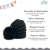 THE LITTLE LOOKERS Baby Soft Wool Knitted Turban Cap – Warm & Breathable Winter Headwrap for Newborns, Infants & Toddlers – Stylish Beanie for Baby Girls & Boys