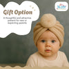 THE LITTLE LOOKERS Baby Soft Wool Knitted Turban Cap – Warm & Breathable Winter Headwrap for Newborns, Infants & Toddlers – Stylish Beanie for Baby Girls & Boys