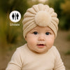 THE LITTLE LOOKERS Baby Soft Wool Knitted Turban Cap – Warm & Breathable Winter Headwrap for Newborns, Infants & Toddlers – Stylish Beanie for Baby Girls & Boys