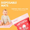 THE LITTLE LOOKERS Waterproof Disposable Mats I Changing Mats for Baby