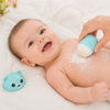 THE LITTLE LOOKERS Portable Baby Skin Care Baby Powder Puff with Box Holder Container for New Born and Kids for Baby Face and Body