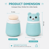 THE LITTLE LOOKERS Portable Baby Skin Care Baby Powder Puff with Box Holder Container for New Born and Kids for Baby Face and Body