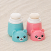 THE LITTLE LOOKERS Portable Baby Skin Care Baby Powder Puff with Box Holder Container for New Born and Kids for Baby Face and Body
