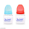 The Little Lookers Anti-Colic Glass Feeding Bottle with Silicone Sleeve | High Borosilicate Glass | BPA Free | Ultra Soft Flow Control Nipple | Leak-Proof Cap | Microwave & Dishwasher Safe | 0+ Months ( Pack of 2)