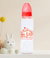 The Little Lookers Anti-Colic Glass Feeding Bottle with Silicone Sleeve | High Borosilicate Glass | BPA Free | Ultra Soft Flow Control Nipple | Leak-Proof Cap | Microwave & Dishwasher Safe | 0+ Months