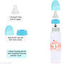 The Little Lookers Anti-Colic Glass Feeding Bottle with Silicone Sleeve | High Borosilicate Glass | BPA Free | Ultra Soft Flow Control Nipple | Leak-Proof Cap | Microwave & Dishwasher Safe | 0+ Months ( Pack of 2)