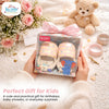 THE LITTLE LOOKERS Shoes for Baby | Cotton Shoe | Footwear | Prewalking Shoes for Babies | Soft & Comfortable Sole | Baby Walker Booties for Infants, Babies (Unisex)