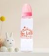 The Little Lookers Anti-Colic Glass Feeding Bottle with Silicone Sleeve | High Borosilicate Glass | BPA Free | Ultra Soft Flow Control Nipple | Leak-Proof Cap | Microwave & Dishwasher Safe | 0+ Months