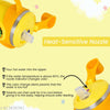 THE LITTLE LOOKERS Stainless Steel Sipper Cup for Babies & Kids | 260ml | Heat-Sensitive Nozzle Indicator | Leak-Proof & Airtight Lid | BPA-Free | Double Wall Insulated | Easy Grip Handles | Yellow
