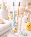THE LITTLE LOOKERS Cartoon Toothbrush | Soft Bristles for Gentle Clean | Easy To Hold Handle | Manual Toothbrushes for Babies/Kids/Toddlers