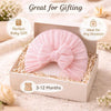 THE LITTLE LOOKERS Baby Turban Cap | Bow Knot Headwear for Newborn Boys & Girls | Soft & Cute Baby Hat | Cap for Babies | Lovely Flower Turban Cap 3-12 Months