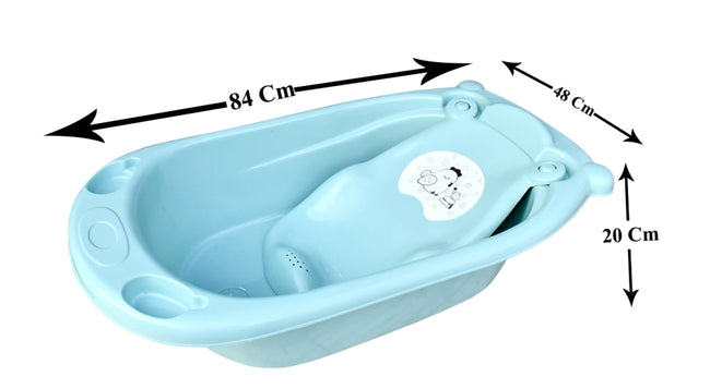 The Little Lookers Smart Clean Big Size Bath Tub for Baby with Anti  Slip/Baby Bath Tub for Newborn/Infants Portable Baby Bath Tub for 0-2 Years  Old