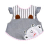 THE LITTLE LOOKERS Attractive Baby T-shirt Bibs/Apron with tying robe |Soft Cotton Fabric with PVC on Back/Quick Absorption & Fast Drying| Cute Prints for Babies/ Infants