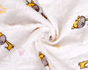 THE LITTLE LOOKERS 12-Piece Soft Organic Cotton Muslin Newborn Face Towels/Washcloths in Cute Random Prints