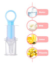 THE LITTLE LOOKERS Baby Dispenser Needle Feeder Medicine Dropper (Blue)