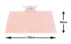 The Little Lookers Multipurpose Warm Fur Blanket|Swaddle Ultra Soft, Cozy, & Warm Fabric Hooded Wrapper with Tich Button for Newborn/ Babies/ Toddlers/ Infants (0-3 Years)