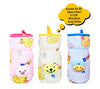 THE LITTLE LOOKERS Soft Plush Stretchable Baby Feeding Bottle Cover with Easy to Hold Strap and Zip l Feeding Bottles Cover