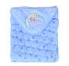 The Little Lookers Newborn Baby Quilted Wrapper Cum Blanket |Cotton Baby Wrap with Hood & Belt/Swaddle/Baby dohar/Baby odhna with Cute Prints