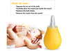 THE LITTLE LOOKERS Baby Nose Cleaner/Nasal Vacuum Sucker Mucus Snot Aspirator for Babies (Yellow, Pack of 1)